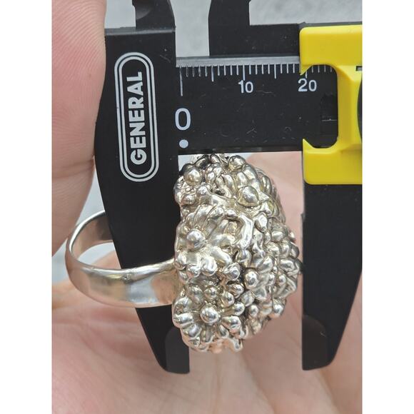 VINTAGE ISRAEL STERLING SILVER 925 RING SIZE 8.5 - Picture 11 of 16